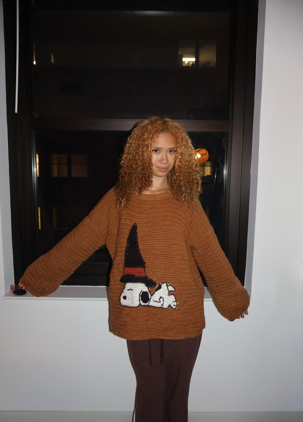 Witch Snoopy Sweater Pattern