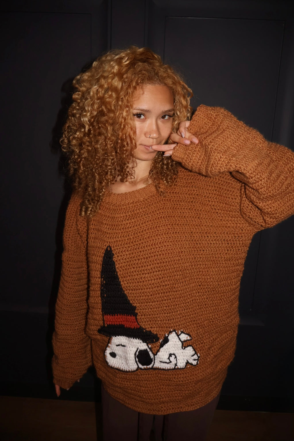 Witch Snoopy Sweater Pattern