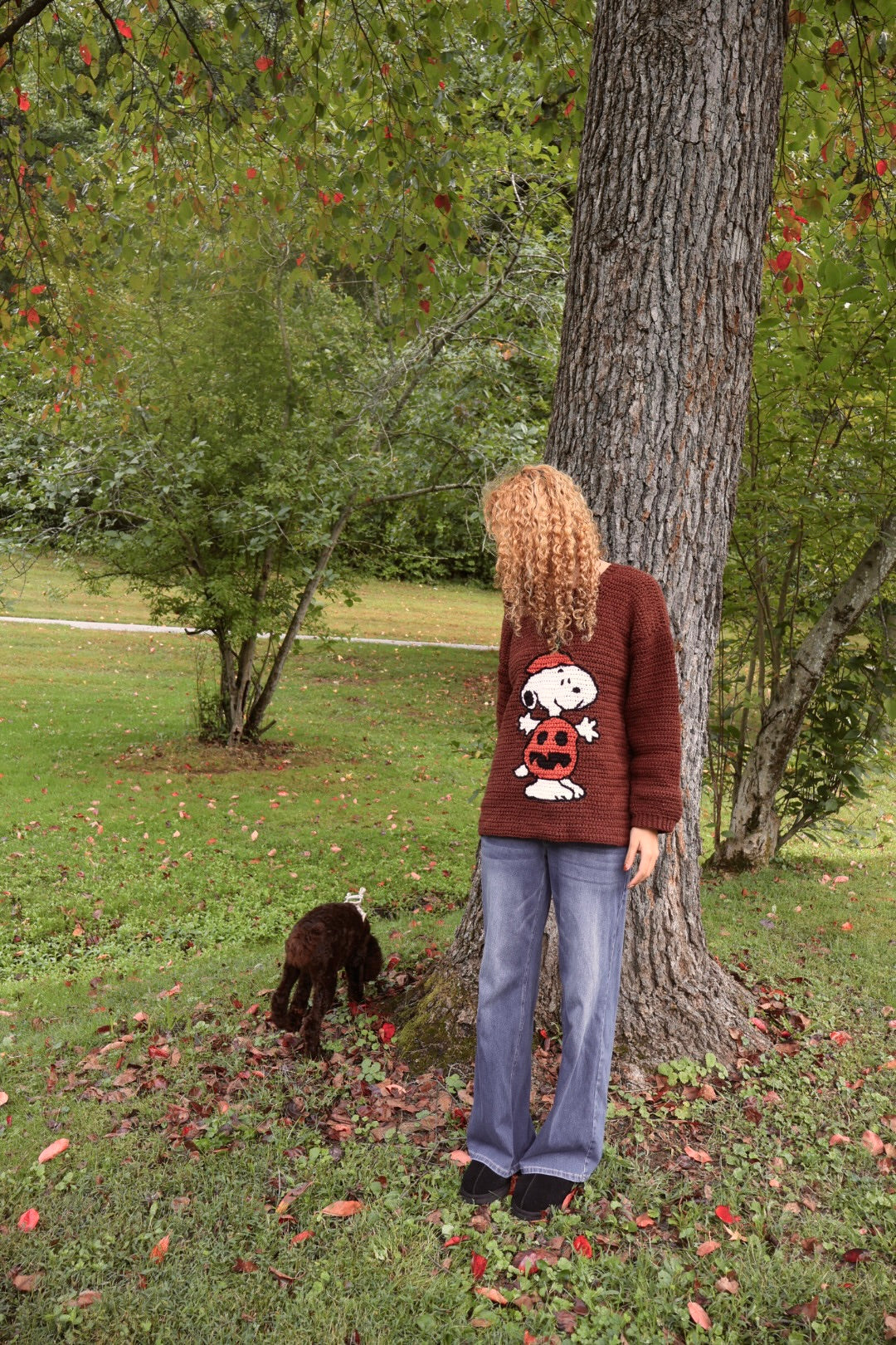 Pumpkin Snoopy Sweater Pattern