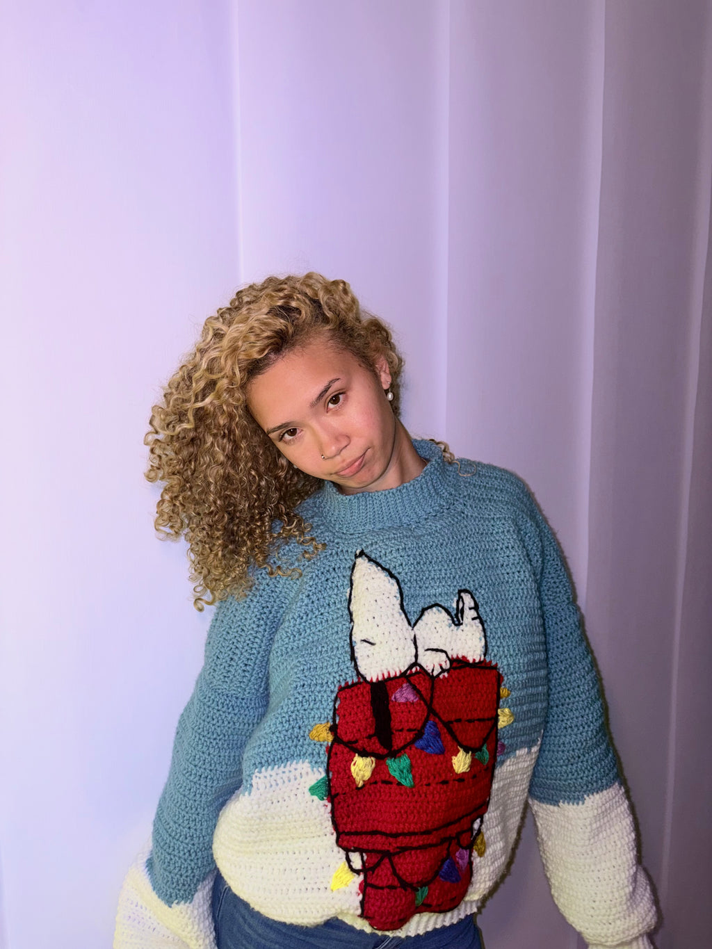 Snoopy Christmas Sweater Pattern