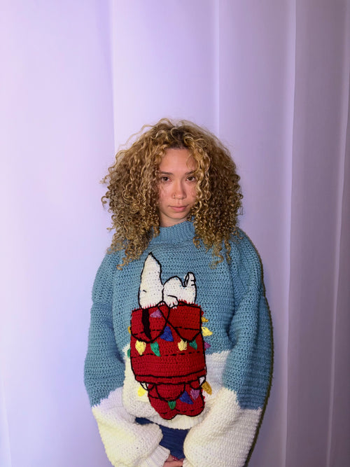 Snoopy Christmas Sweater Pattern