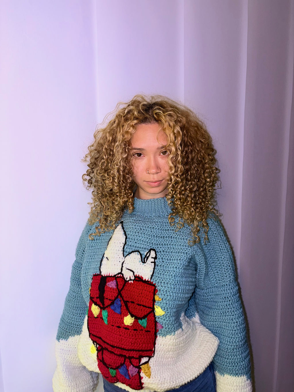 Snoopy Christmas Sweater Pattern